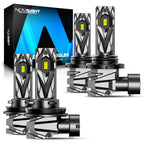 2X NOVSIGHT 9005 H11 LED Headlight Bulbs Kit 6500K 16000LM 60W for