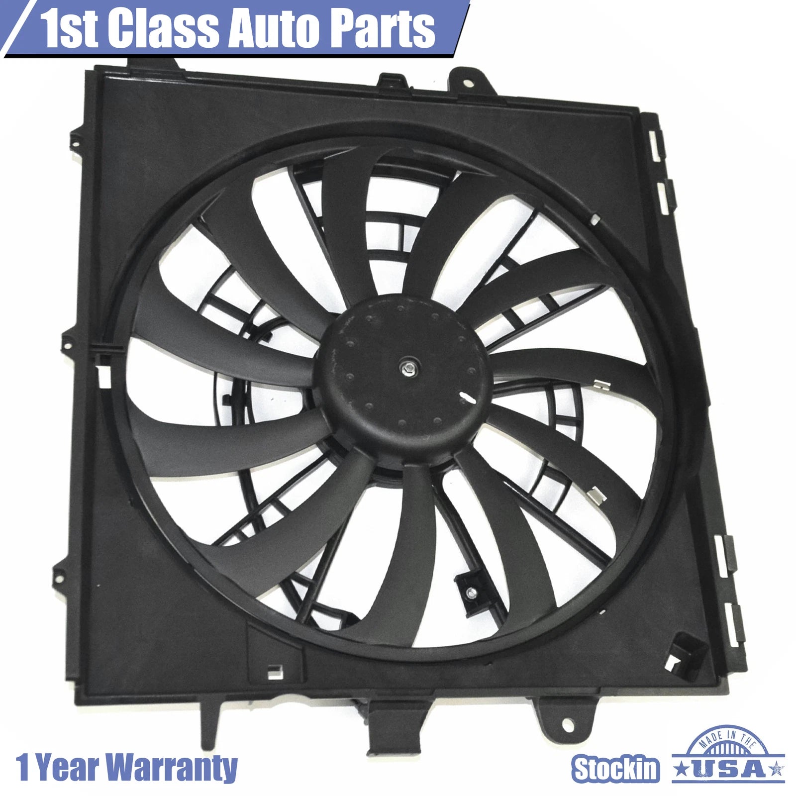 Radiator Cooling Fan Assembly for Cadillac ATS CTS (2013–2015)