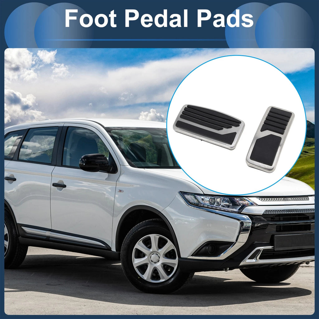 Set of 2 Automatic Footrest Pedals Cover for Mitsubishi Outlander (2013–2020)