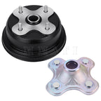 Rear Wheel Axle Hub & Brake Drum for Yamaha Kodiak 400, Big Bear 350 (1993–1999)