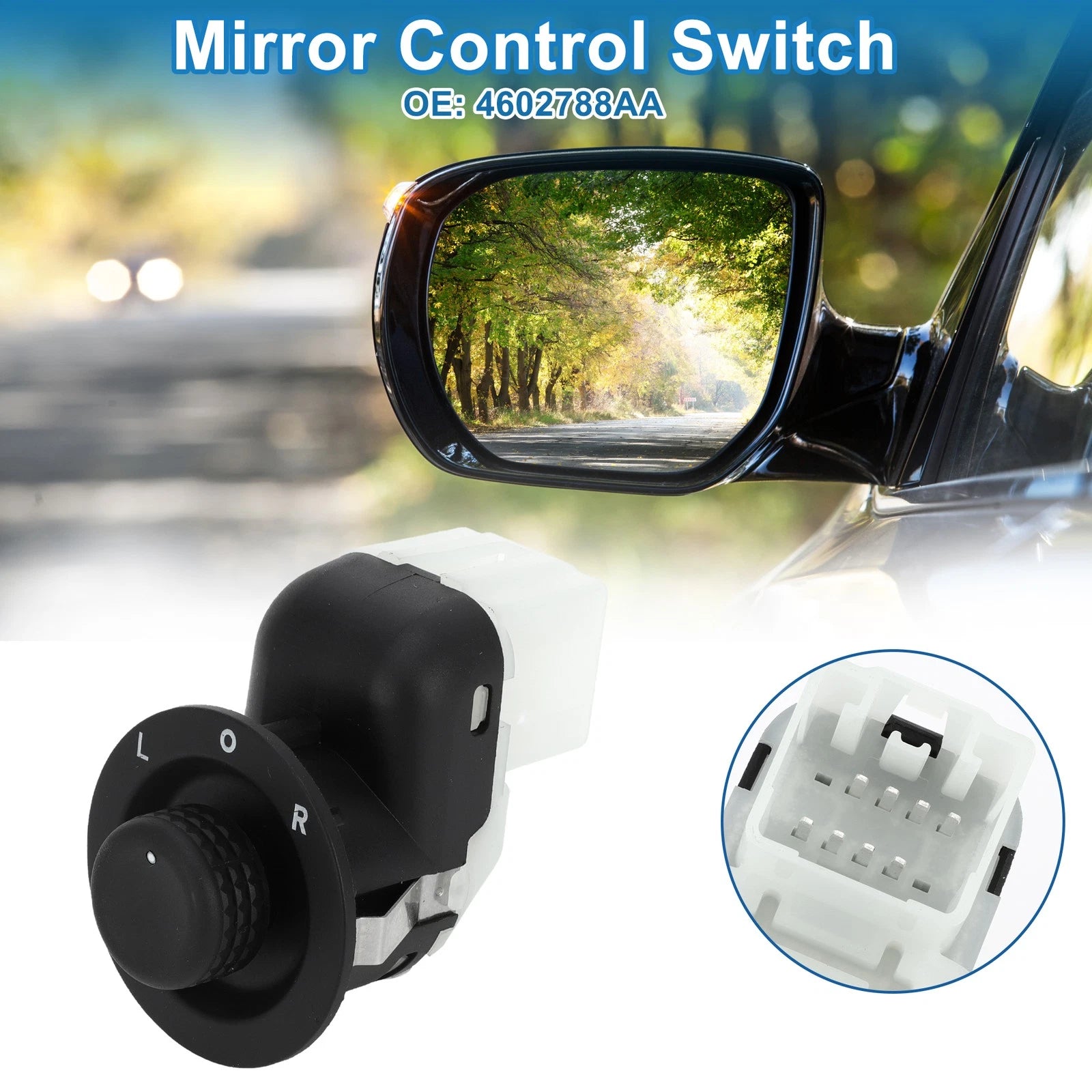 Car Mirror Switch No. 4602788AA for Dodge Caliber Challenger Charger (2007–2019)