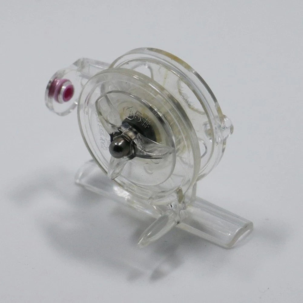 Ice Fishing Reel Right Hand Transparent