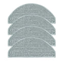 Set of 4 Microfiber Mop Cloths for Easy Installation (Pet Friendly)