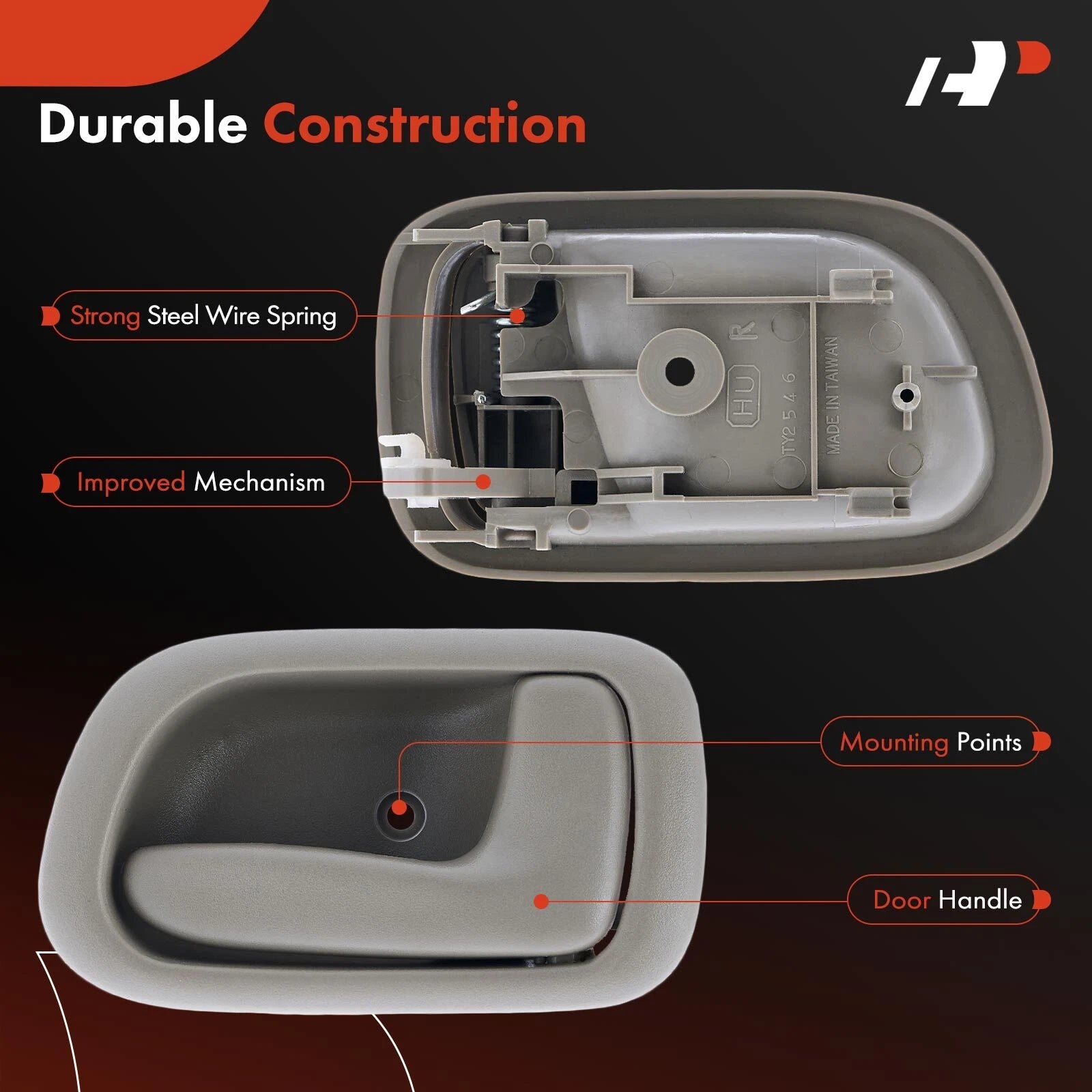 Right Interior Door Handle for Toyota Corolla (1998–2002) Sedan 4Door