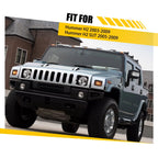 Set of 2 Roof Cab Light Seals for Hummer H2 (2003–2009)