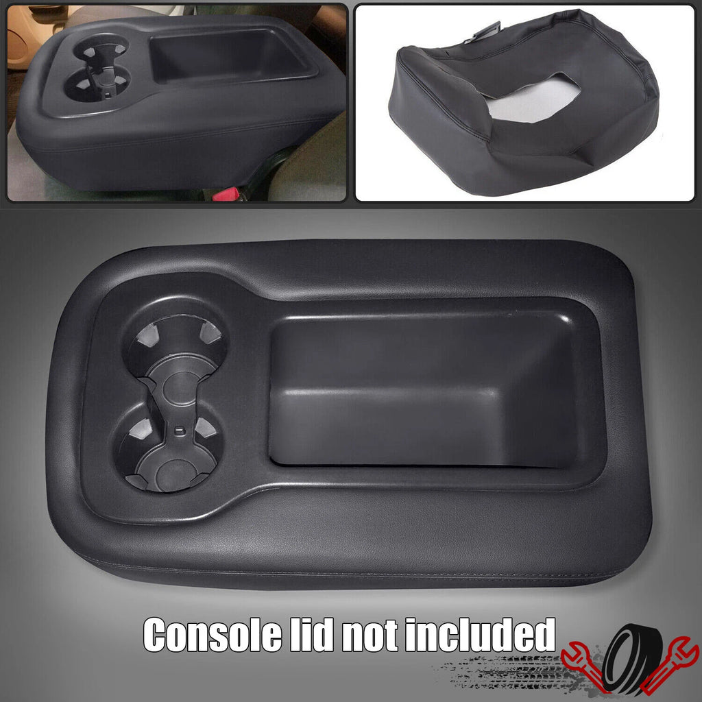 Leather Console Armrest Lid Cover for Chevrolet Silverado Tahoe Sierra (2007–2014)