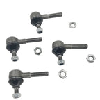 Set of 4 Inner/Outer Tie Rod Ends for Volkswagen Super Beetle Transporter (1968–1979)