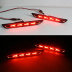 2X Smoked Lens Red Rear Side Marker LED Lights for Ford Mustang (2015–2021)