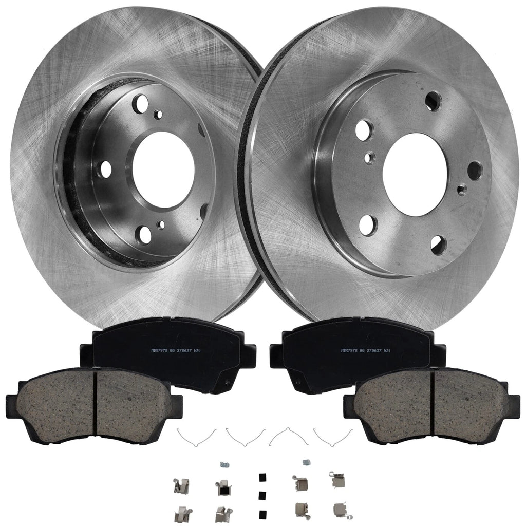 Front Brake Disc and Pad Kit for Toyota Camry (2000–2001)