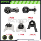 Set of 5 Engine Motor & Transmission Mounts for Honda CR-V 2007–2011 2.4L
