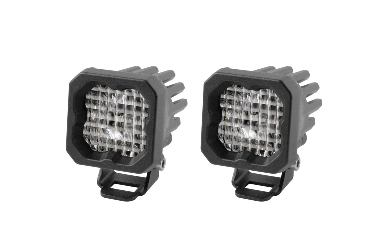 Diode Dynamics SSC1 Wide White Pro LED Pods with Red Backlight for Vehicles (2010–2025)