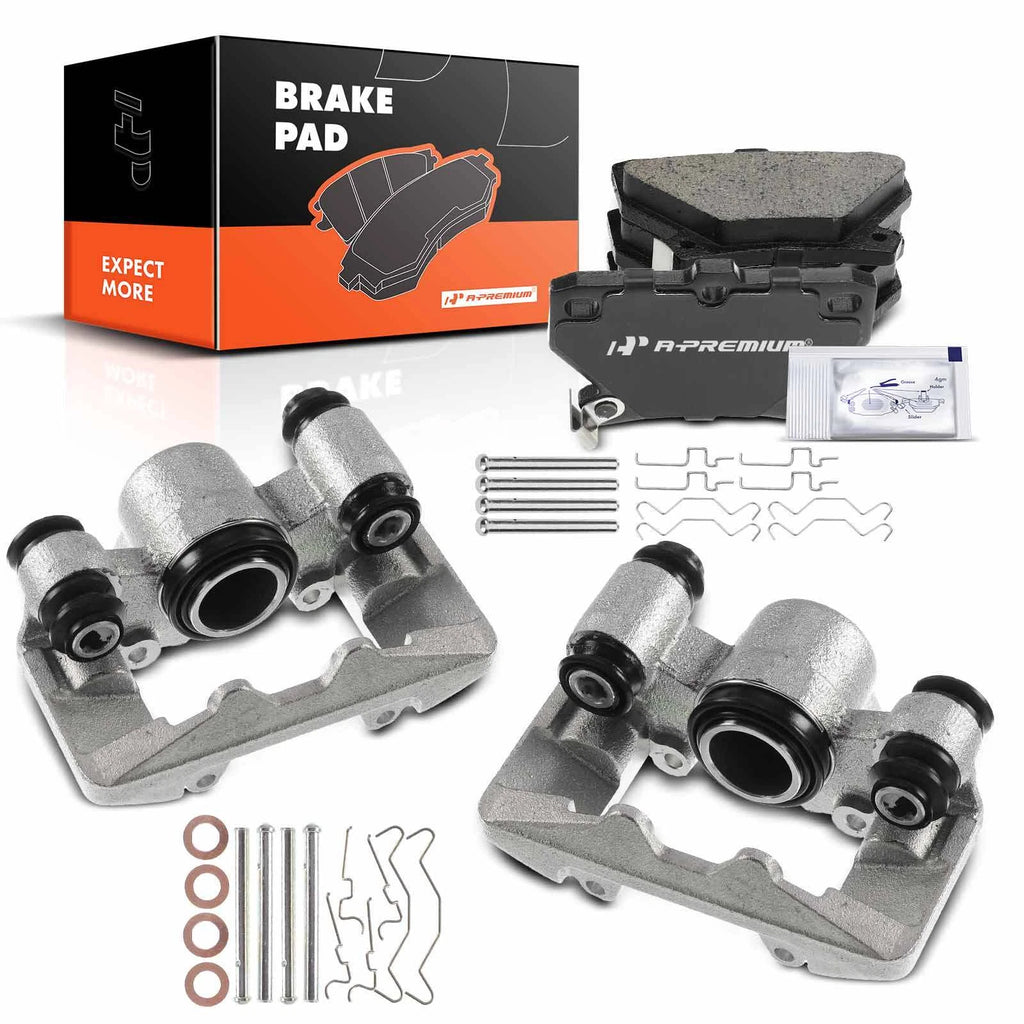 Rear Brake Caliper and Ceramic Pad for Toyota Corolla (2005-2006) and Matrix (2005-2006)