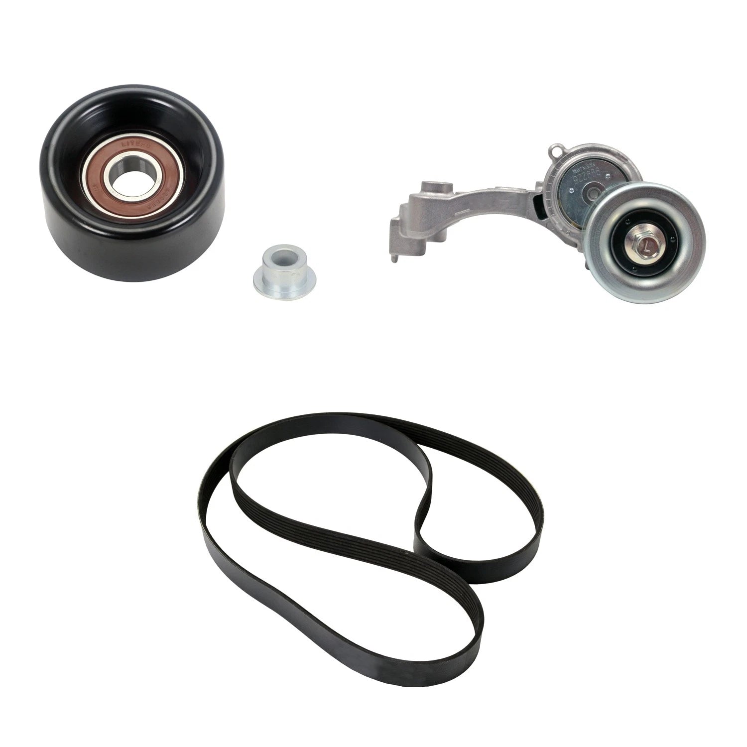 Drive Belt Idler Pulley Tensioner Kit for Avalon Camry ES350 RX350 (2005–2019)