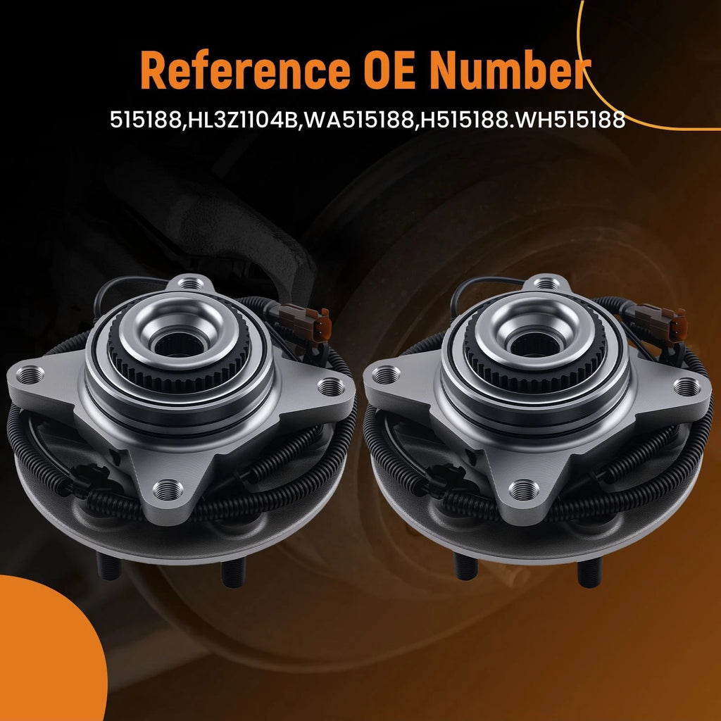 Pair Front L&R Wheel Hub Bearing Assembly for Ford F-150 (2018–2020) 515188