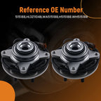 Pair Front L&R Wheel Hub Bearing Assembly for Ford F-150 (2018–2020) 515188