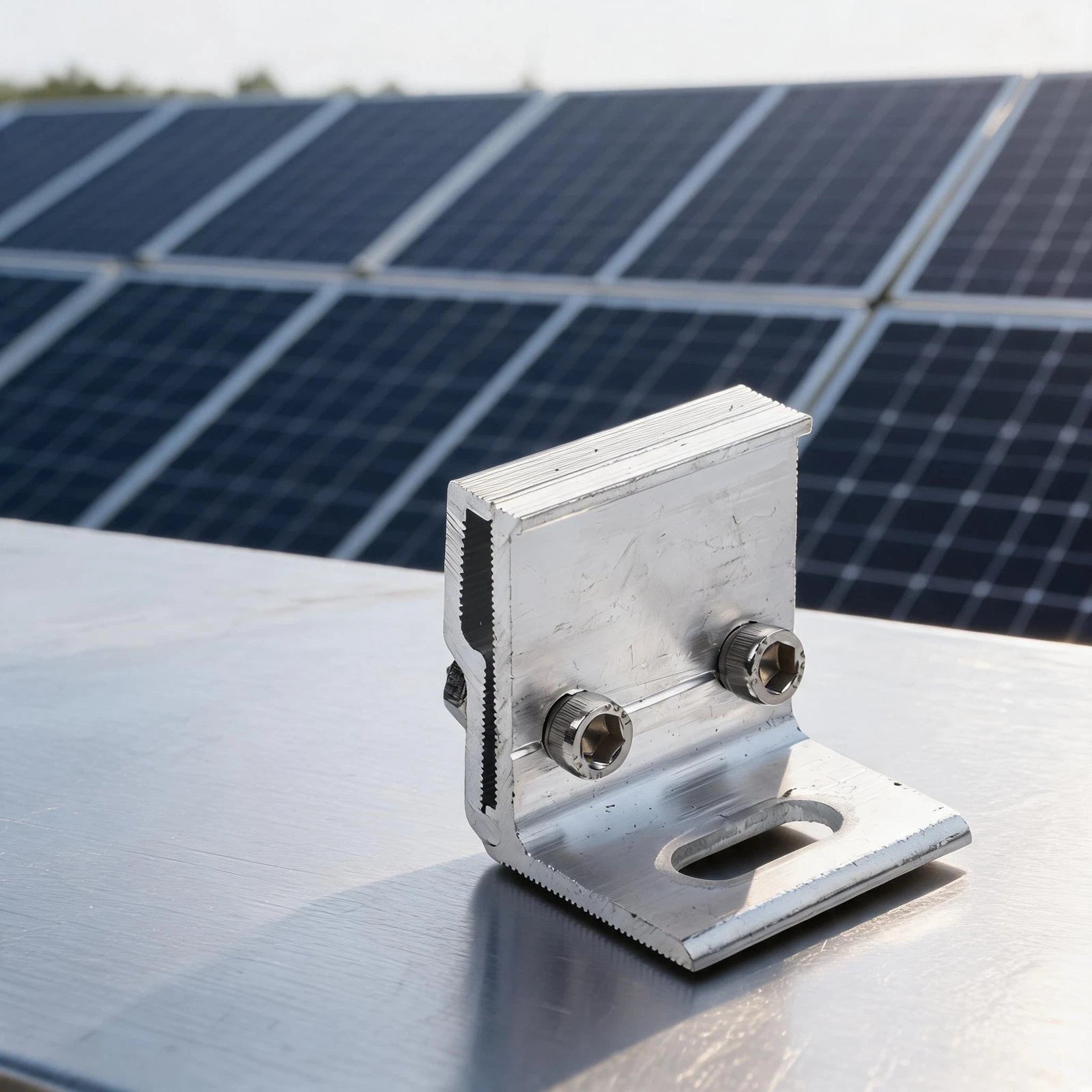Set of 4 Standing Seam Solar Mounting Clamps for Universal Applications