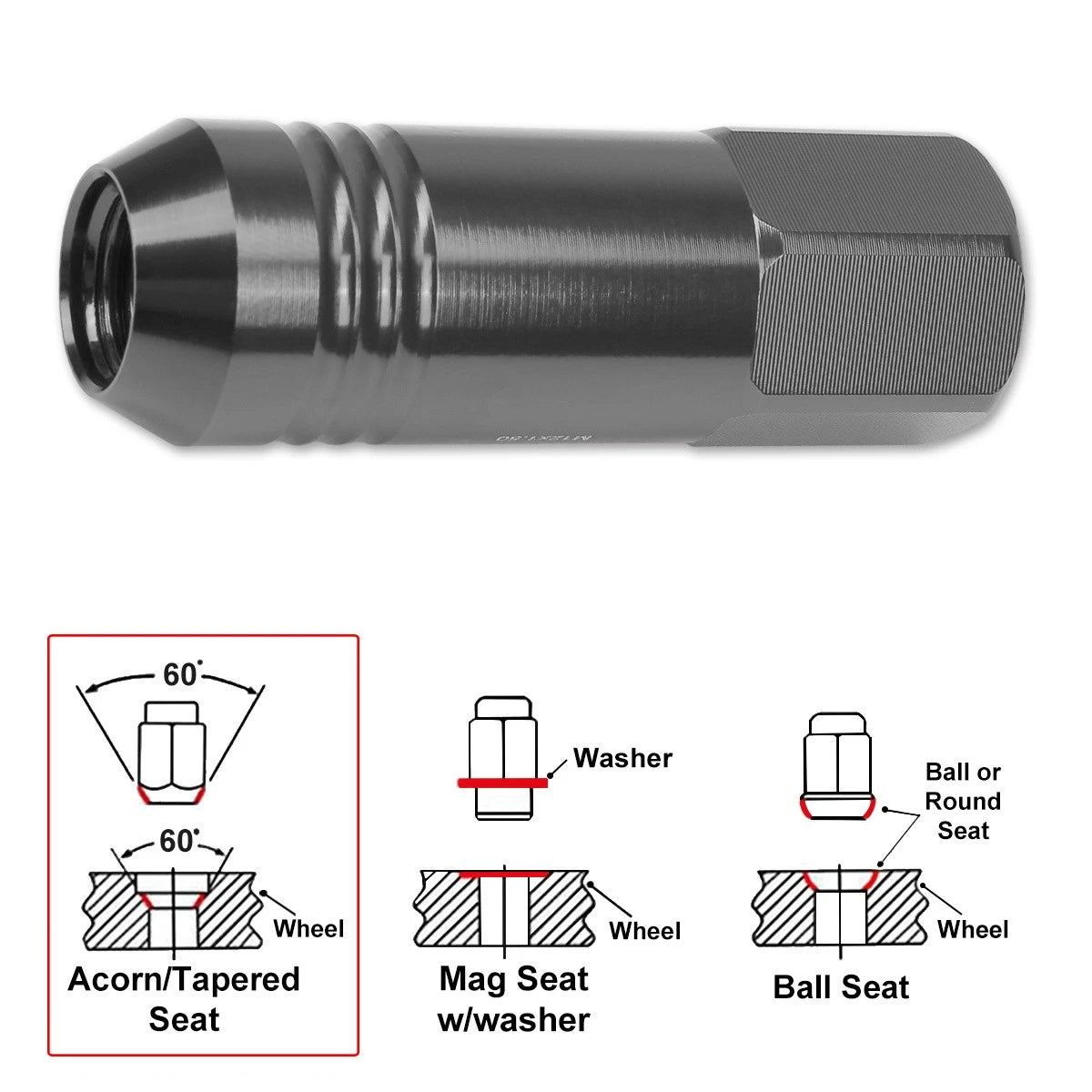 2" to 4" Level Lift Front Shock Extensions for Silverado/Sierra 2500HD 3500HD (2011–2020)