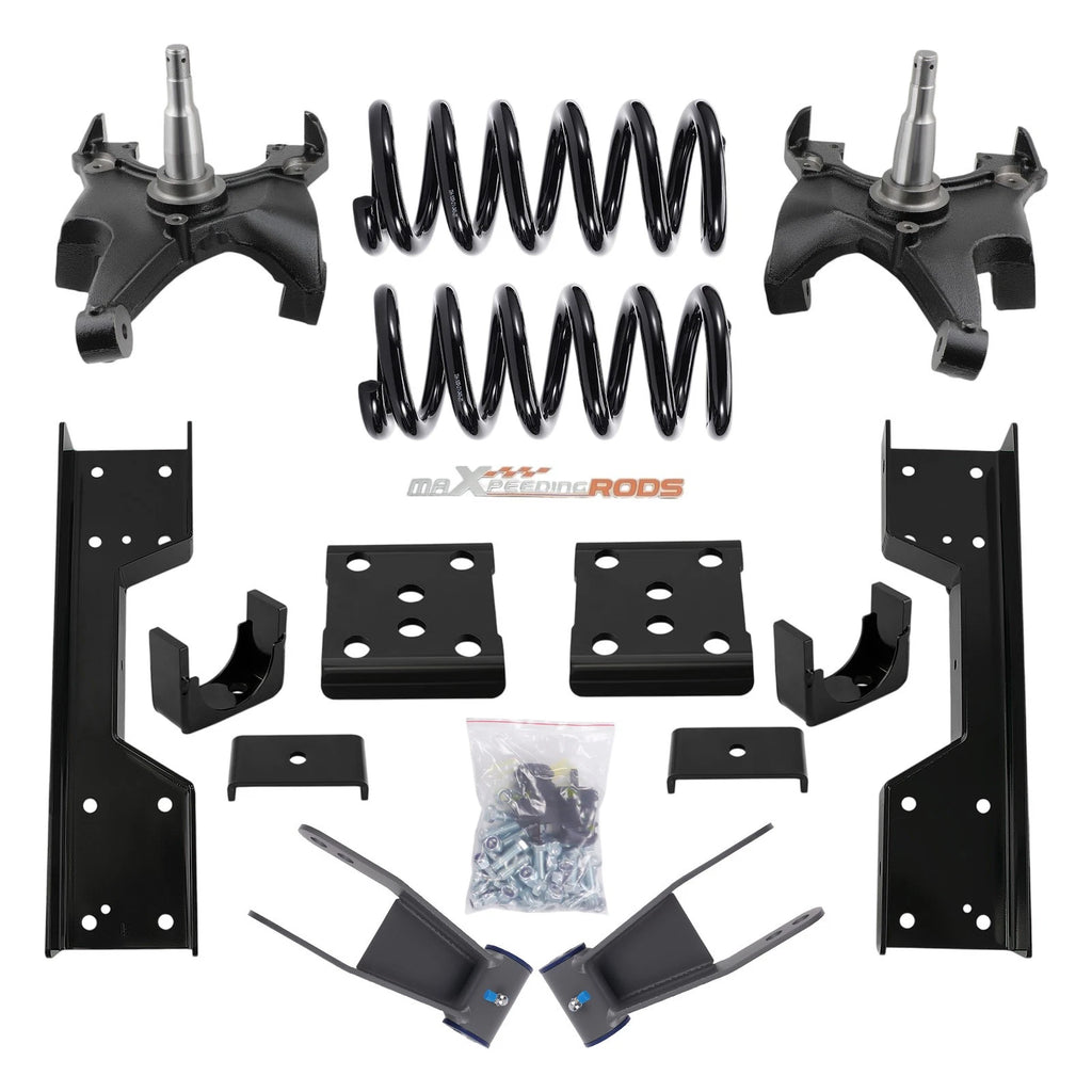 Drop Kit for Chevrolet GMC C1500 (1988–1998) - Front 5" + Rear 7-8" W/1.25" Rotors
