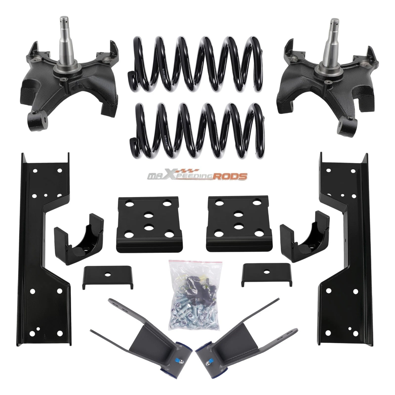 Drop Kit for Chevrolet GMC C1500 (1988–1998) - Front 5" + Rear 7-8" W/1.25" Rotors
