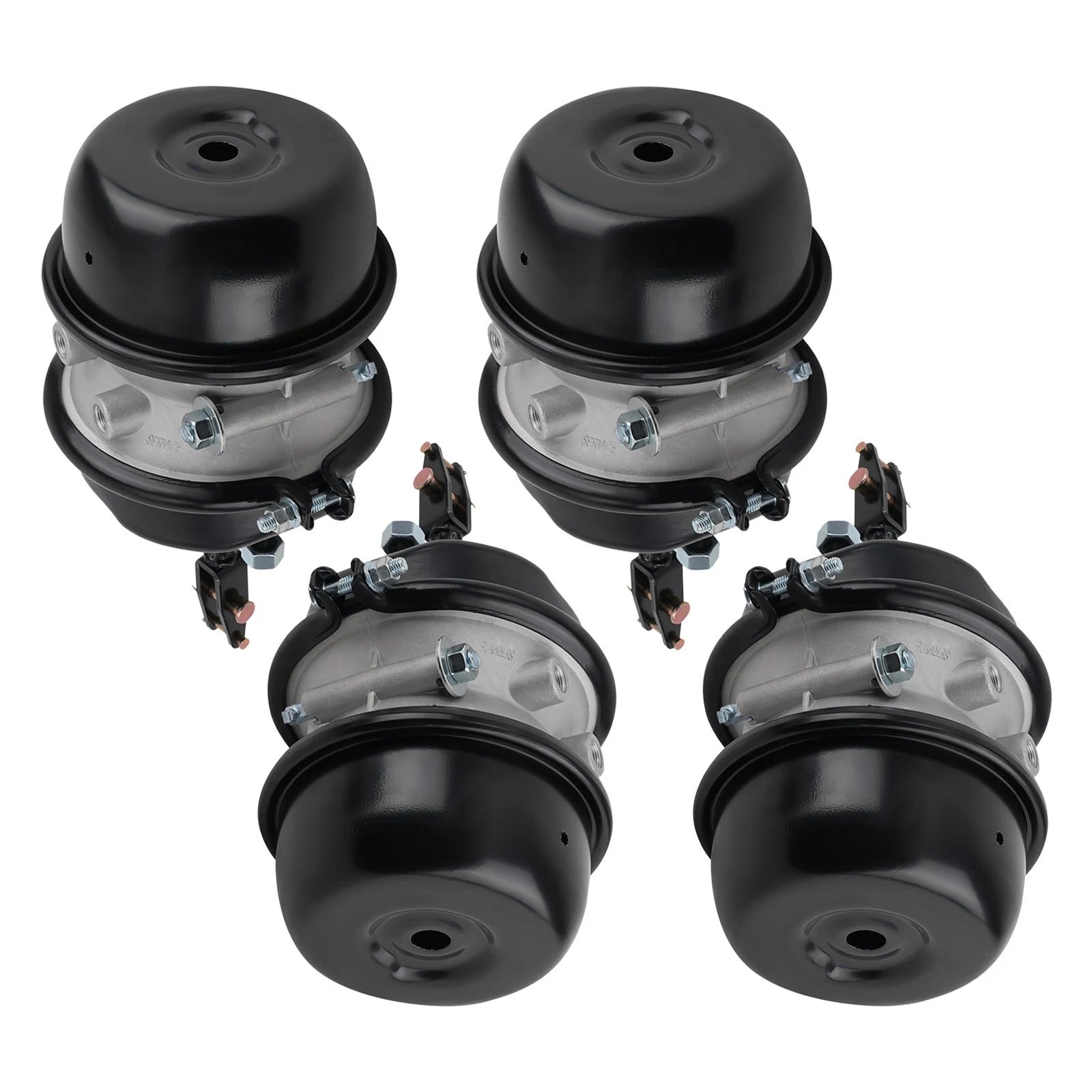 Set of 4 Air Brake Chambers for (Type 3030, 2.5" Stroke, K129605)