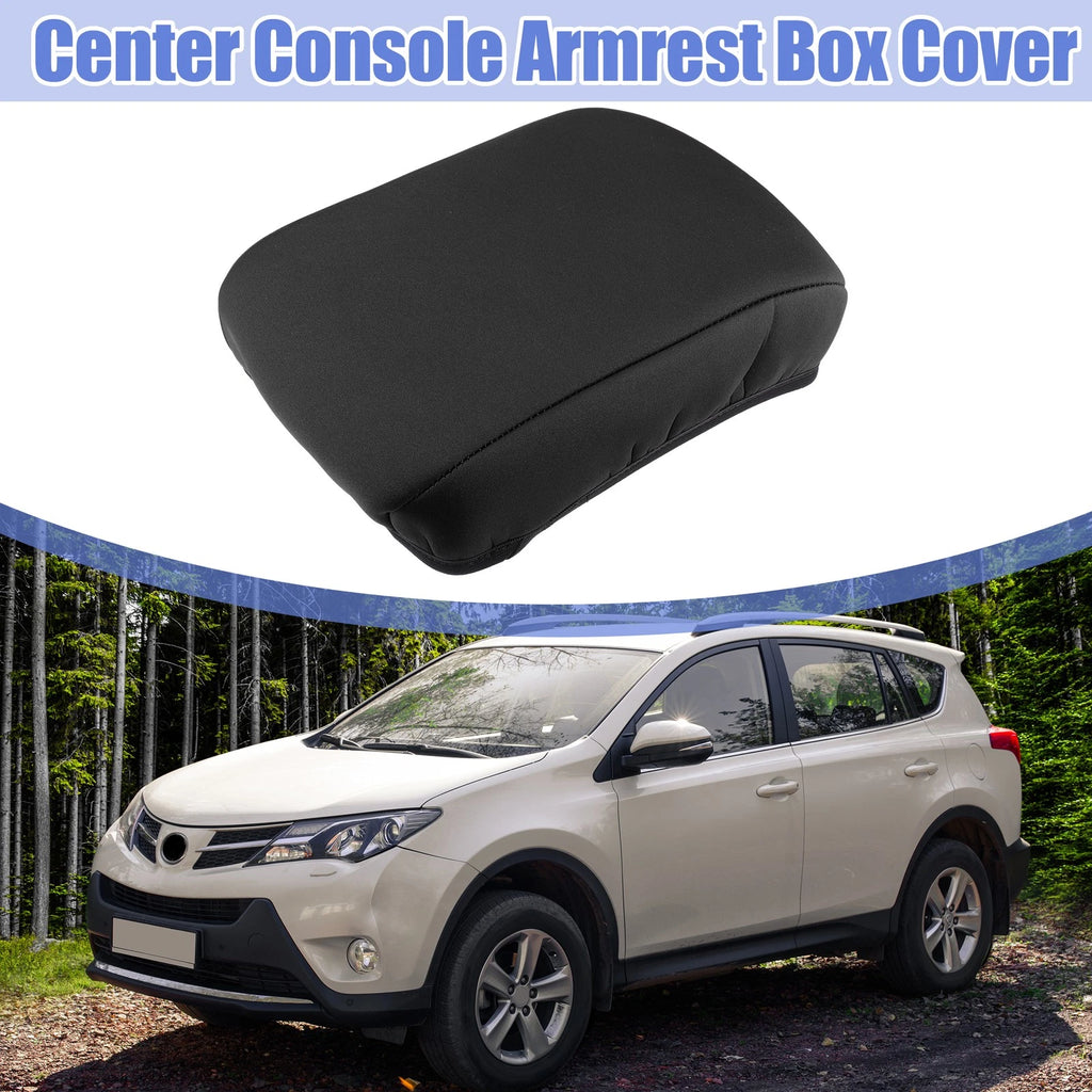 Center Console Armrest Box Cover for Toyota RAV4 (2014–2018) Black