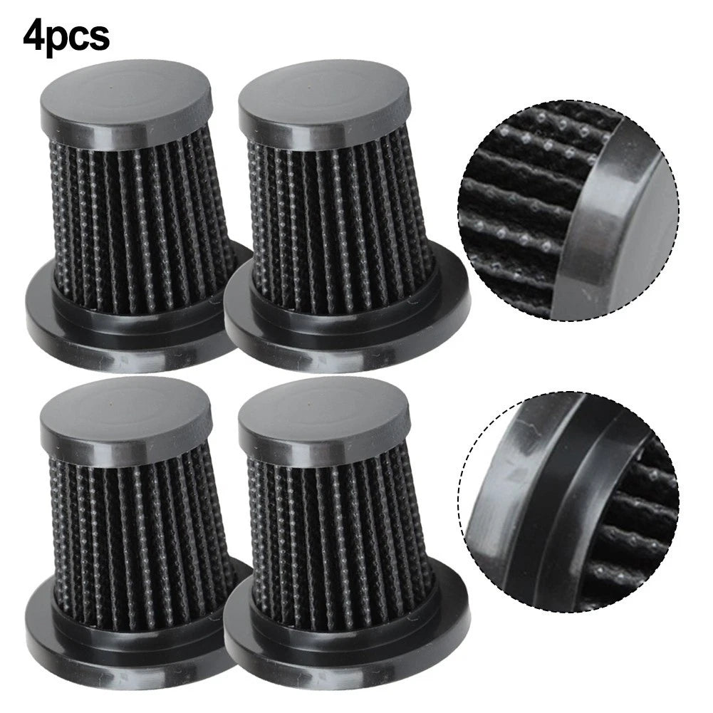 Set of 4 Replacement Filters for Portable Car Vacuum