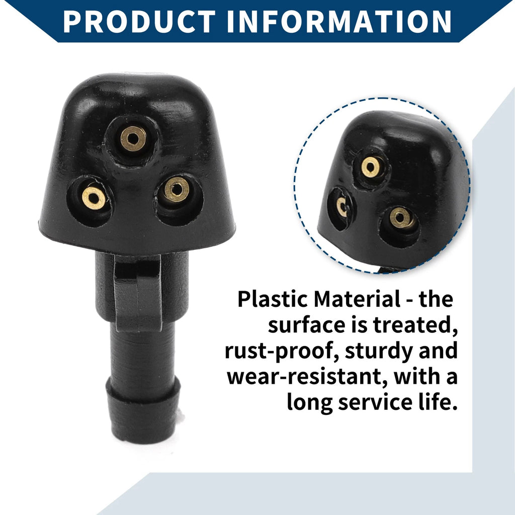 2pcs Front Windshield Washer Nozzles for Suzuki Aerio SX4 Grand Vitara Swift (2001–2014)