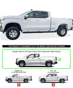 Wheel to Wheel Bar for Silverado Sierra Double Cab 2019-2026 6.5ft Bed