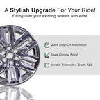 Wheel Skins Set 18 inch 6 Spoke Snap-On for GMC Acadia SLT (2017–2019)