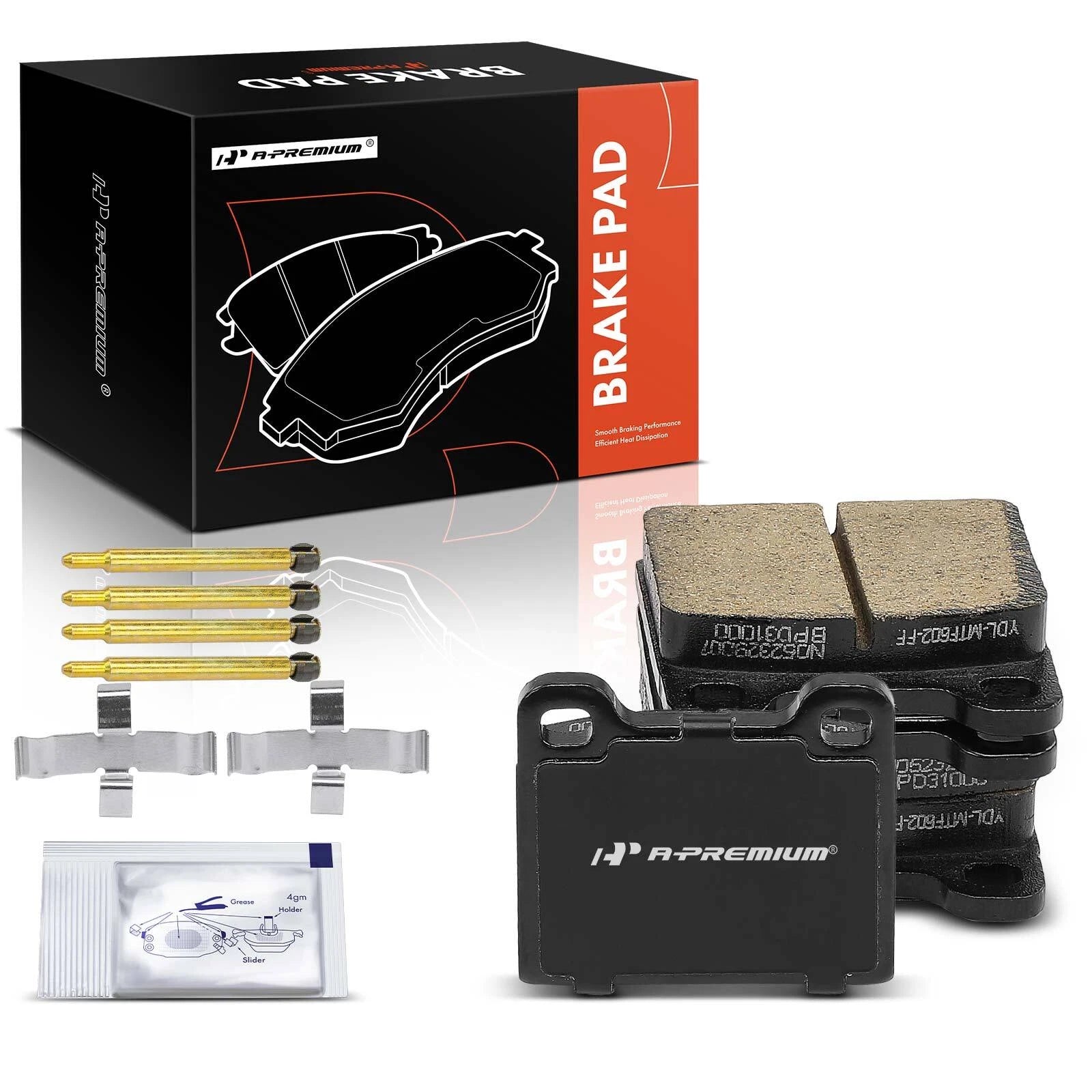 Rear Ceramic Brake Pads for Mercedes-Benz W123 W116 W126 (1976–1985)