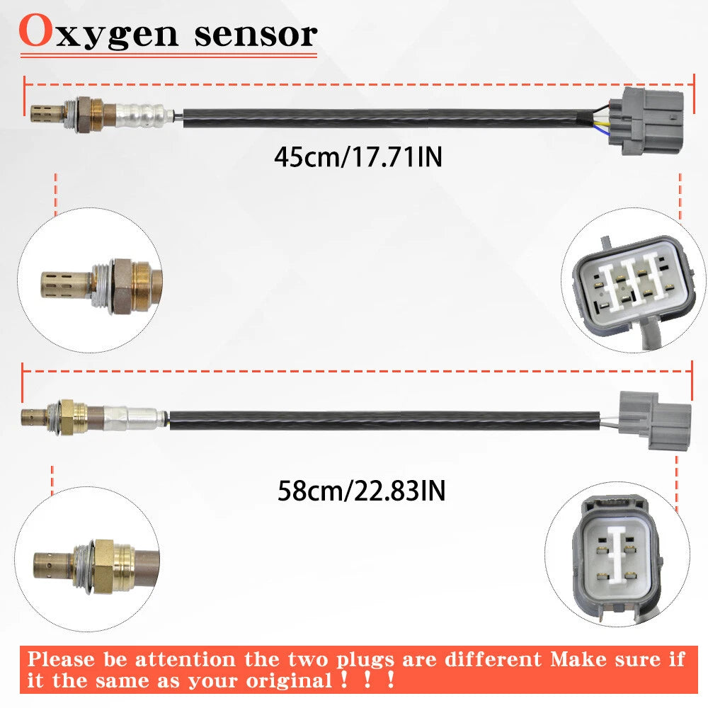 4X Oxygen Sensor Upstream/Downstream for Honda Pilot Acura RL (2005–2008)