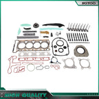 Timing Chain Head Gasket Set with Intake Exhaust Valves for Audi VW 2.0 TSI Jetta