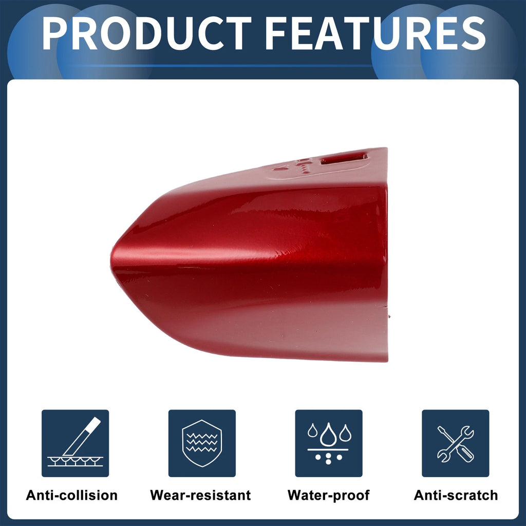 Door Handle Cover Front Left for Ford Mustang (2015–2020) ABS Red