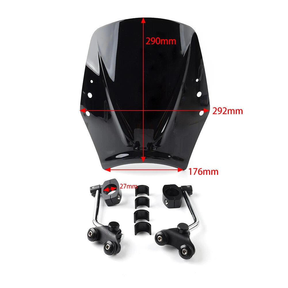 Universal Motorcycle Windshield Deflector Wind Screen