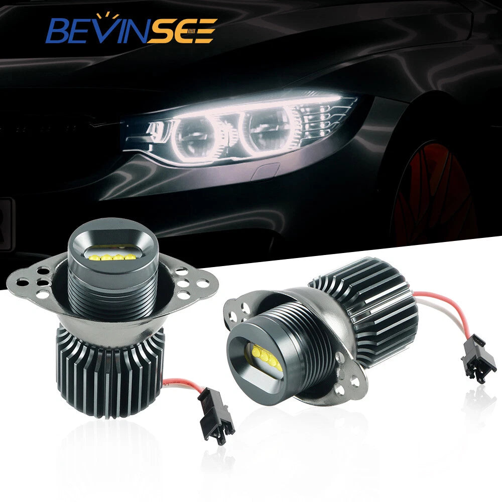 H10W LED Angel Eyes Halo Ring Marker Light Bulb for BMW 328i 325i 330i (2008–2011)