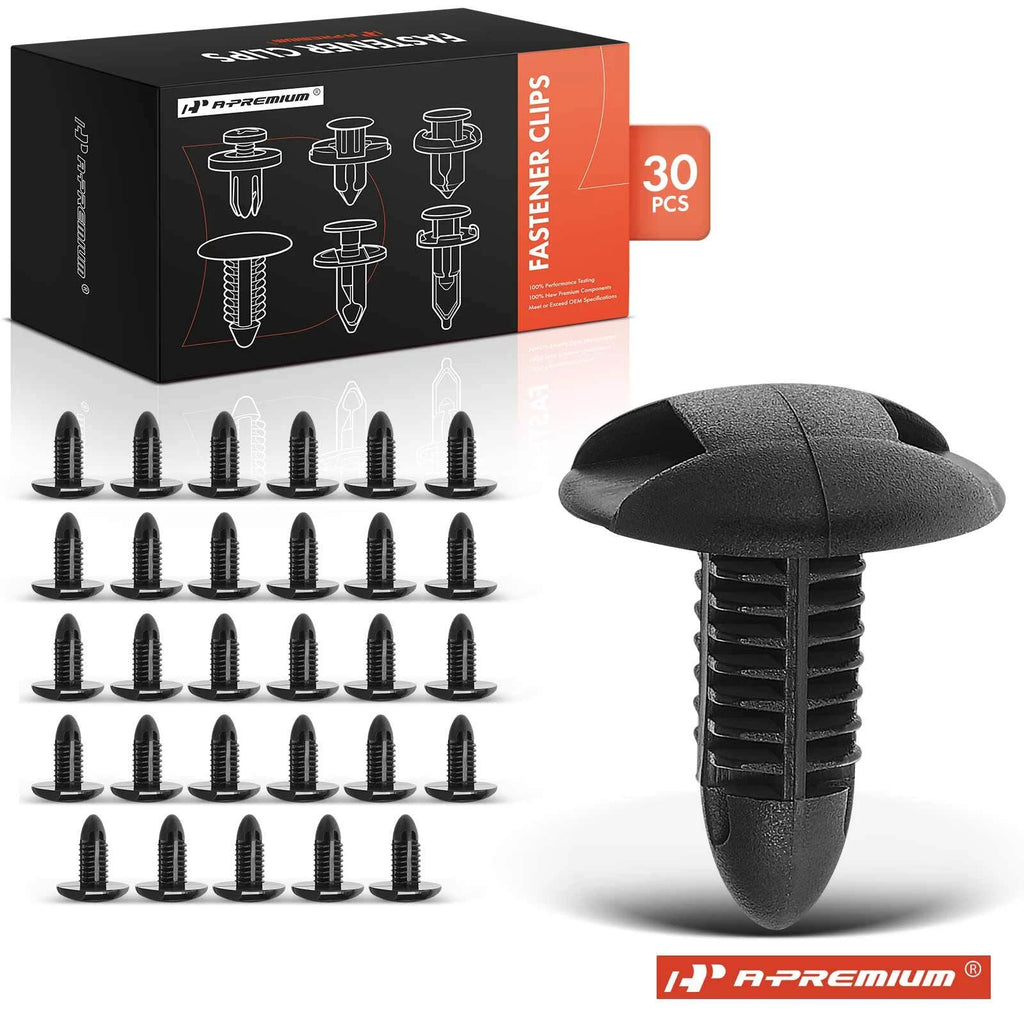 30Pcs 6mm Nylon Trunk Luggage Retainer Clips for Toyota (2000-2023)