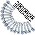Set of 16 Wedge Anchor Bolts & 30 Shim Kit for Lift Installation