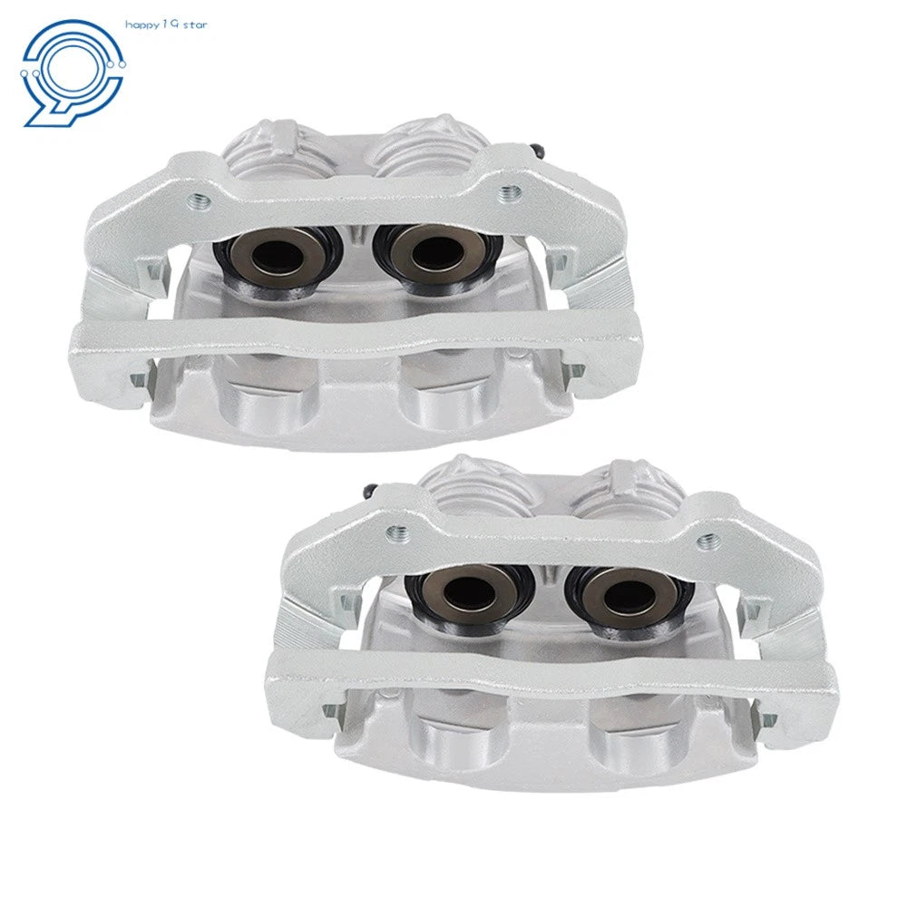 Set of 2 Front Disc Brake Calipers with Bracket for Cadillac CTS STS (2004-2008)