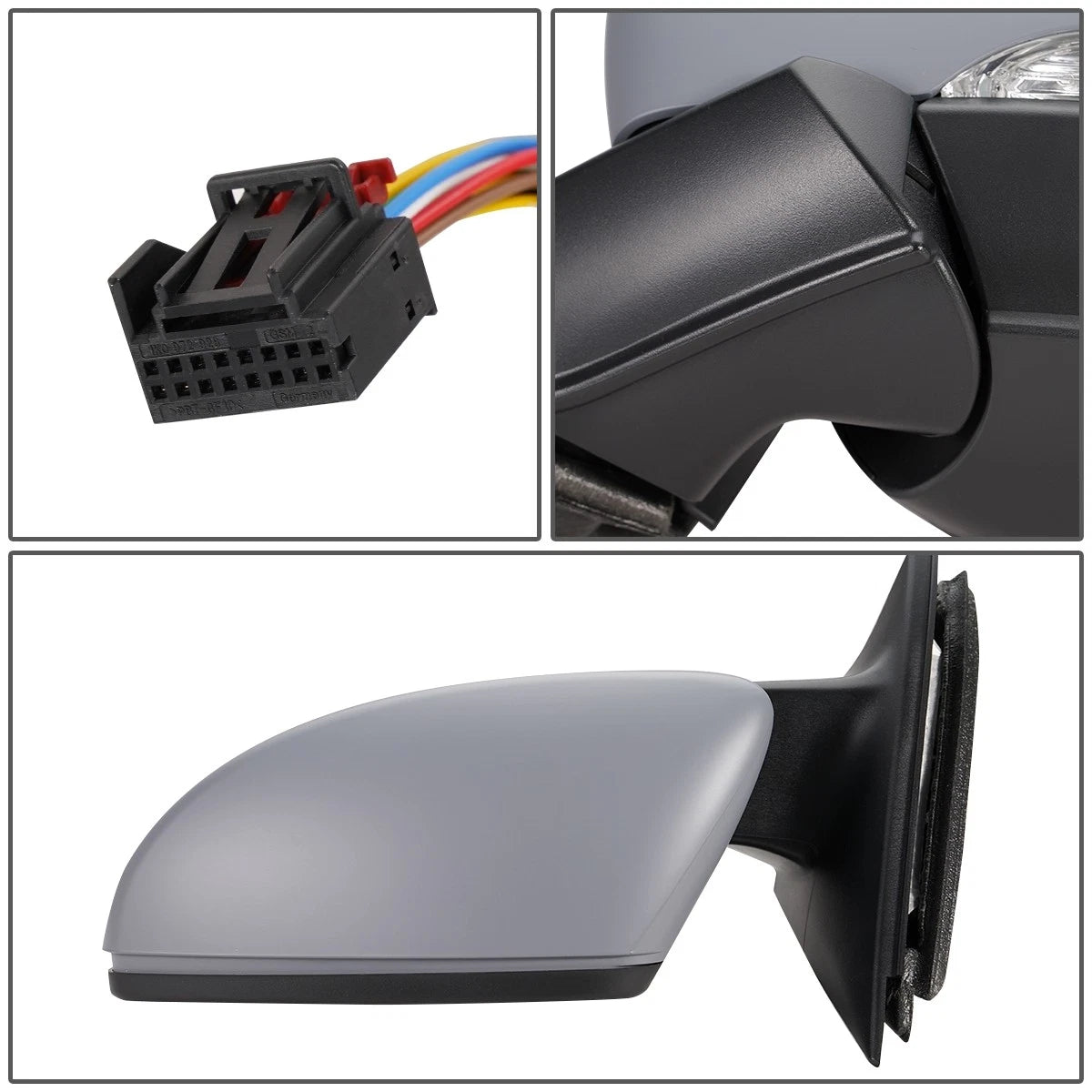 Powered Heated Driver Side Door Mirror for Volkswagen Passat (2012) VW1320155
