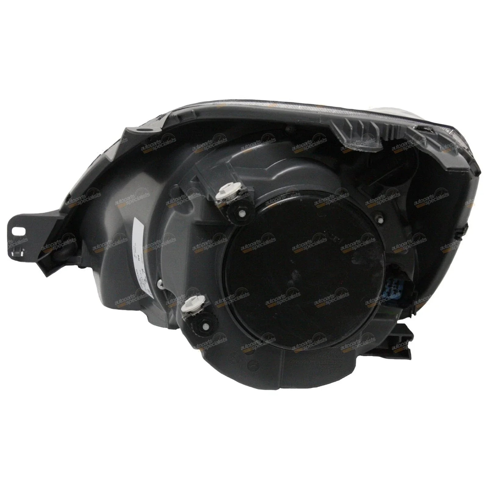 L/R Black Headlight for Ford Fiesta (2005-2008)