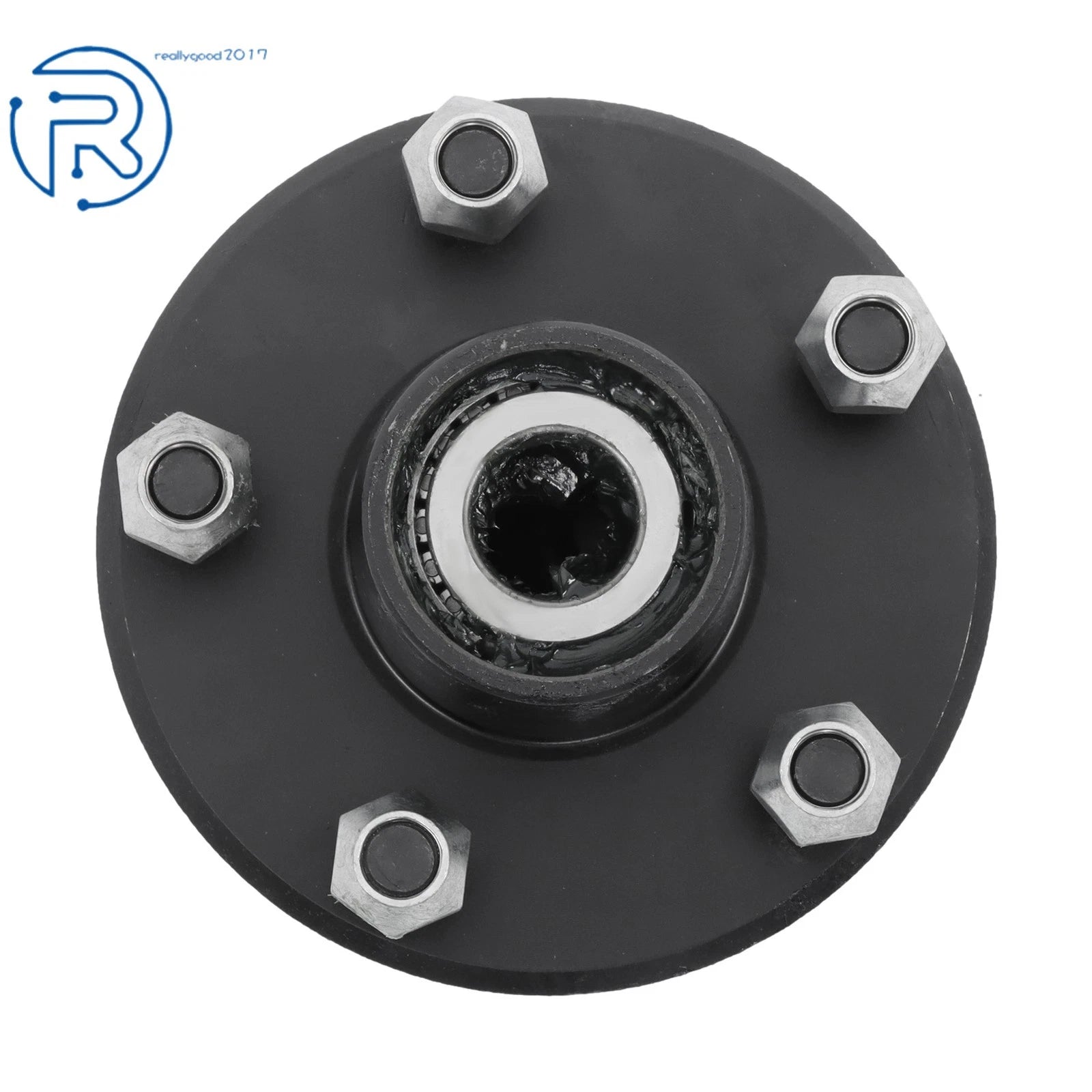 Set of 2 Trailer Wheel Idler Hub Kits for 2000 lbs Spindles (5-4.5")