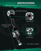 CV Axle for Chevrolet Silverado 2500 HD GMC Sierra 2500 HD (2011–2019)