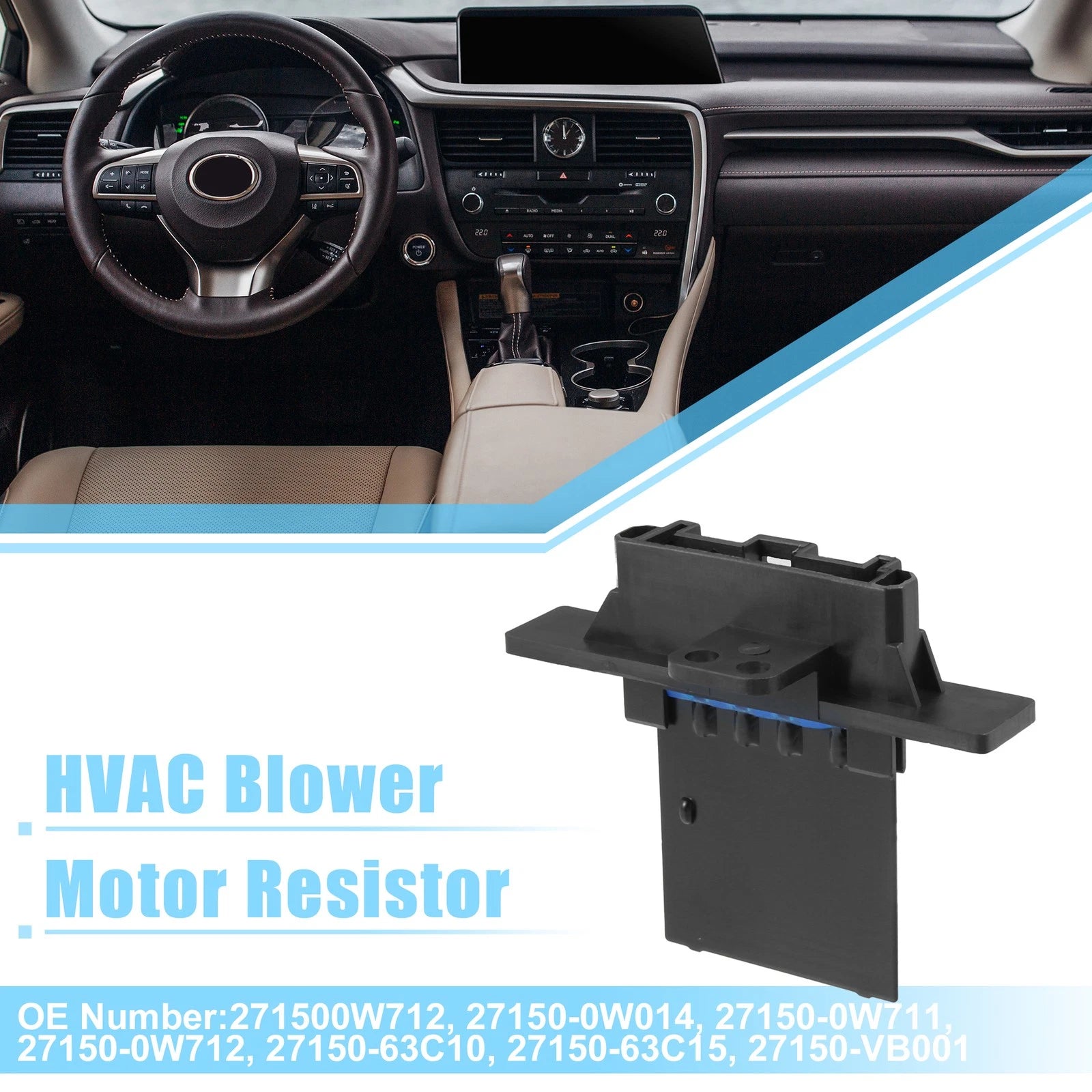 HVAC blower motor resistor for Nissan Pathfinder (2001–2004)