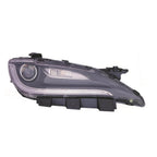 Replacement Chrome Passenger HID Headlight w LED DRL for Dodge Charger (2011–2014)