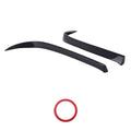Carbon Fiber Front Fender Vent for Lexus RC F RCF (2015–2018) Black Trim