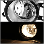 Fog Light Set for Toyota Yaris Hatch (2009–2011) - Clear Lens, Bezel, Switch