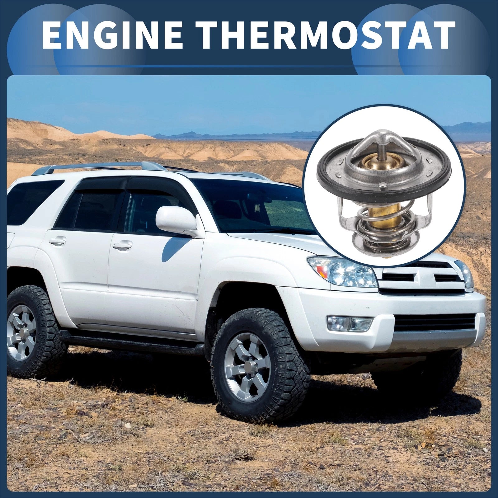 Engine Coolant Thermostat for Toyota 4Runner 3.4L (1988–1996) No. 9091603081