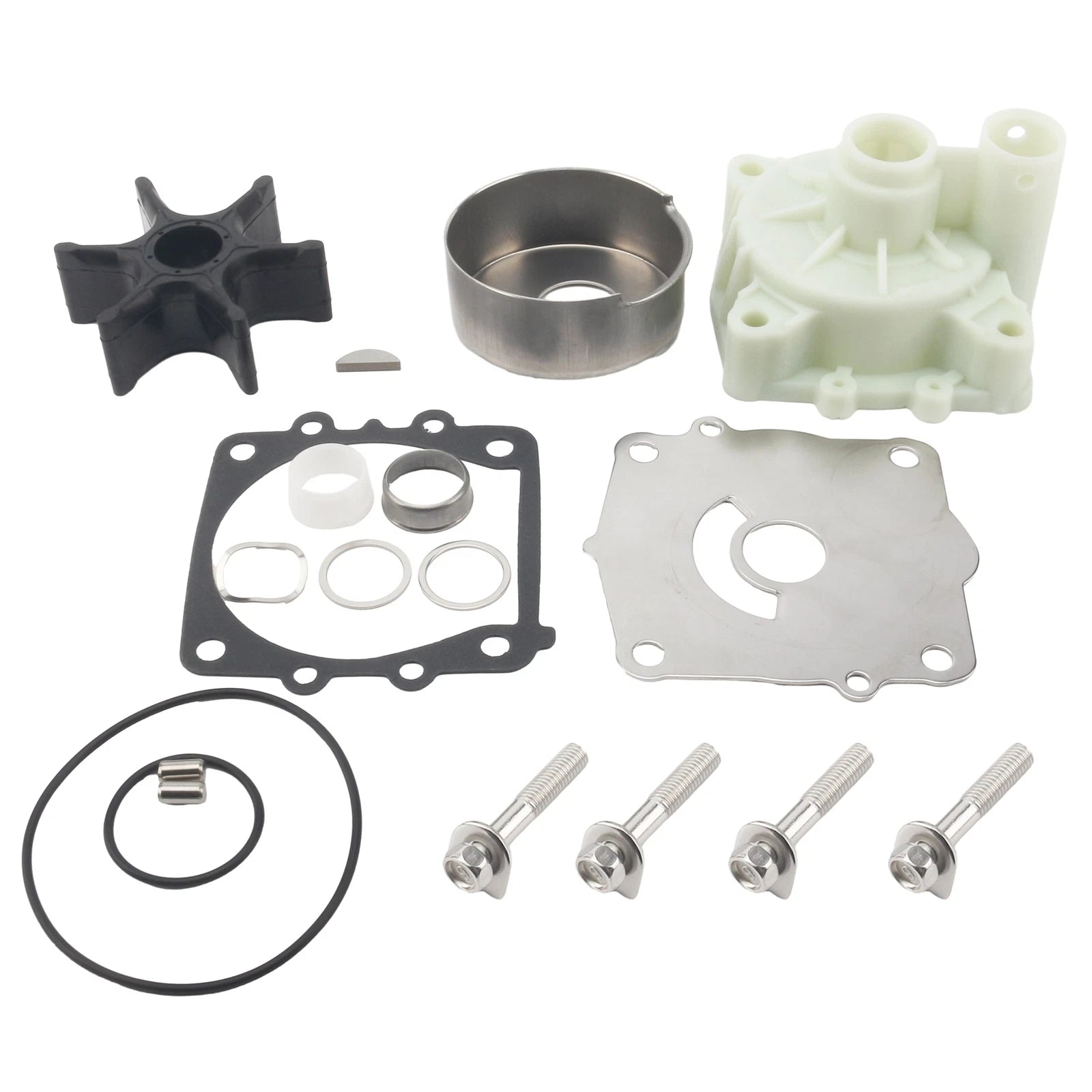 Water Pump Rebuild Service Kit for Yamaha 68V-W0078 (68V-W0078-00, 18-3442, 18-3523)