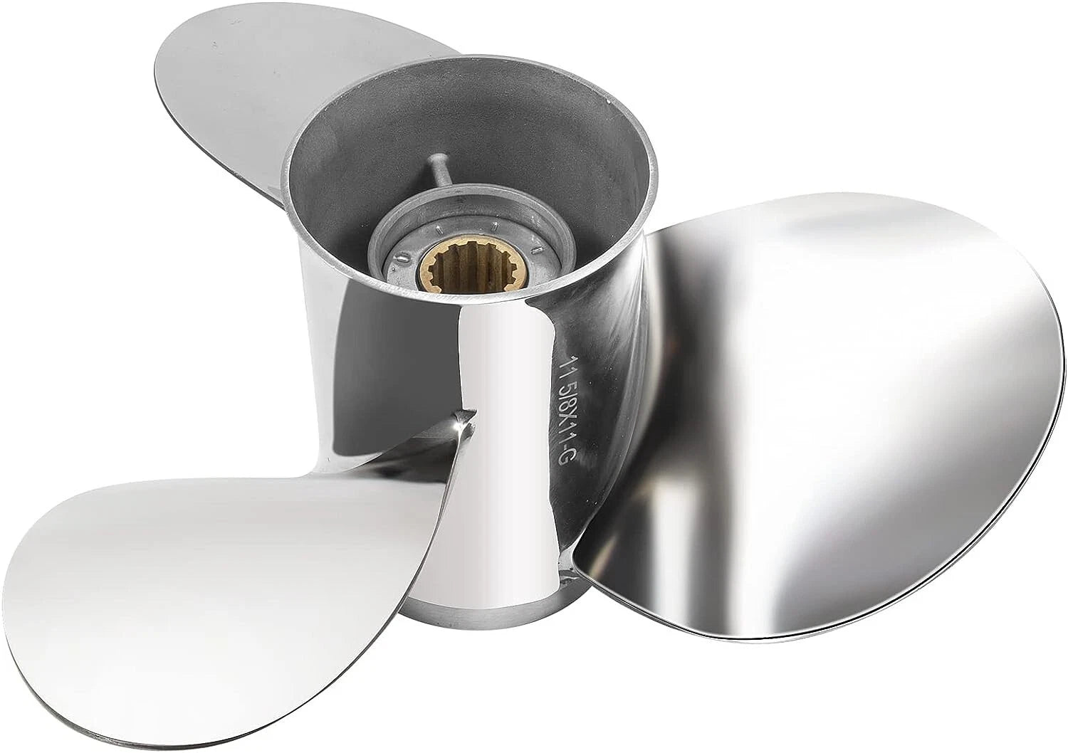 Stainless Steel Boat Propeller for Yamaha Outboard 40-60 HP (13 Tooth)