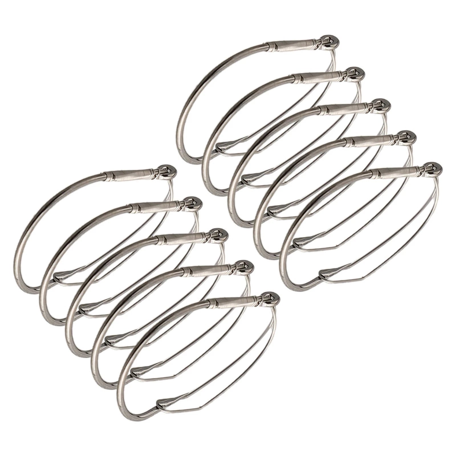 10pcs Wacky Rig Hooks for Fishing - High Carbon Steel, Weedless, Barbed